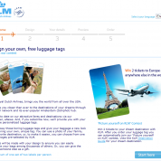 KLM faz tags de mala personalizadas – e de graça!