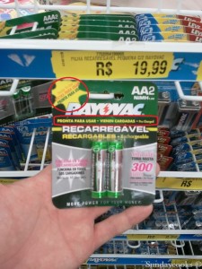 Low self-discharge LSD pilha recarregavel rayovac