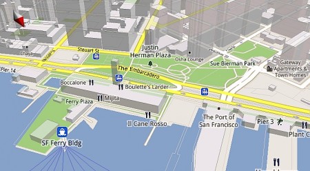 google maps moblie 5 cache offline 3d rotate tilt