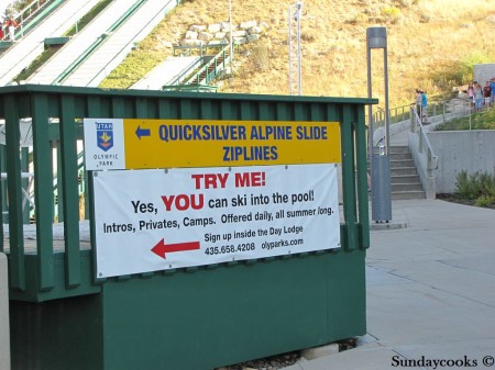 Utah Olympic Park ski jumpping