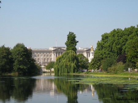 vista do Palácio de Buckingham