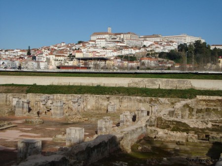 mosteiro de santa clara velha - clausto mosteiro de santa clara velha - clausto