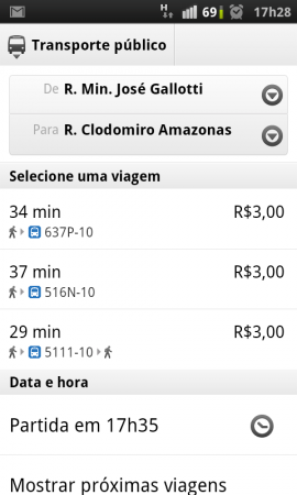 Google Maps Transit