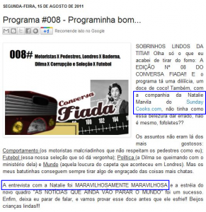 Sundaycooks no Conversa Fiada Sundaycooks no Conversa Fiada