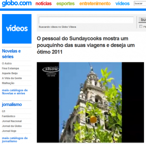 O pessoal do Sundaycooks mostra um pouquinho das suas viagens e deseja um ótimo 2011 O pessoal do Sundaycooks mostra um pouquinho das suas viagens e deseja um ótimo 2011