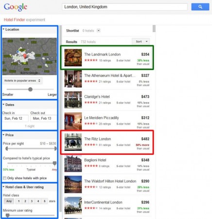 Google Hotel Finder Google Hotel Finder
