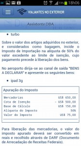 Viajantes no exterior - Assistente DBA - itens a declarar Viajantes no exterior - Assistente DBA - itens a declarar