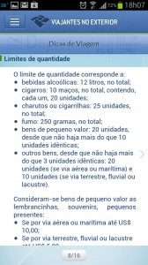 Viajantes no exterior - Dicas de viagem - quantidades permitidas Viajantes no exterior - Dicas de viagem - quantidades permitidas