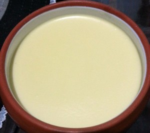 Receita de Panna Cotta: Saída da geladeira