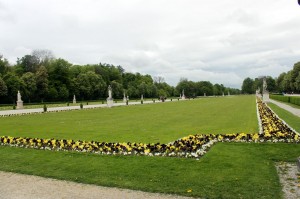 Castelo de Nymphenburg - Vista do Jardim