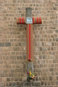 Boleto religioso de Cusco - sincretismo na cruz