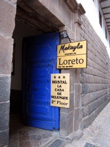 Onde ficar em Cusco - Entrada do Loreto Boutique Hotel Onde ficar em Cusco - Entrada do Loreto Boutique Hotel