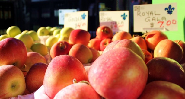 Mercados em Montreal - mais maçãs Mercados em Montreal - mais maçãs