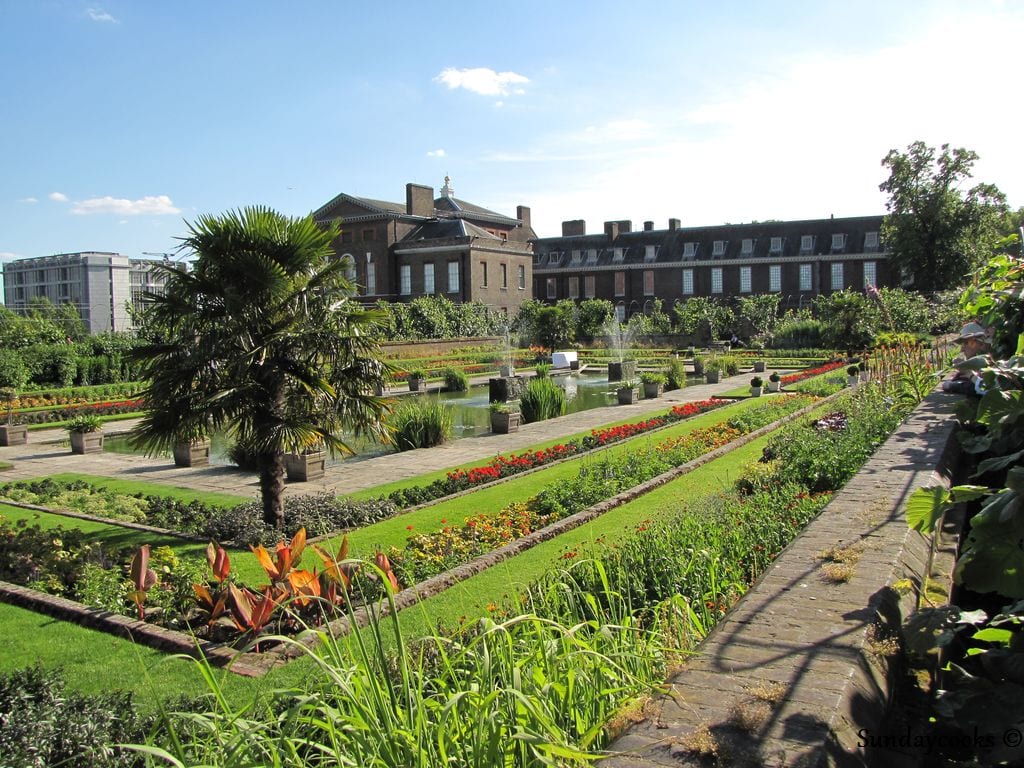 Jardim do palácio de Kensington