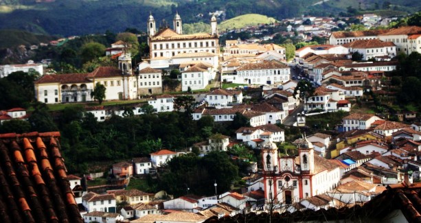 Onde comer em Ouro Preto - Visão de cima da cidade