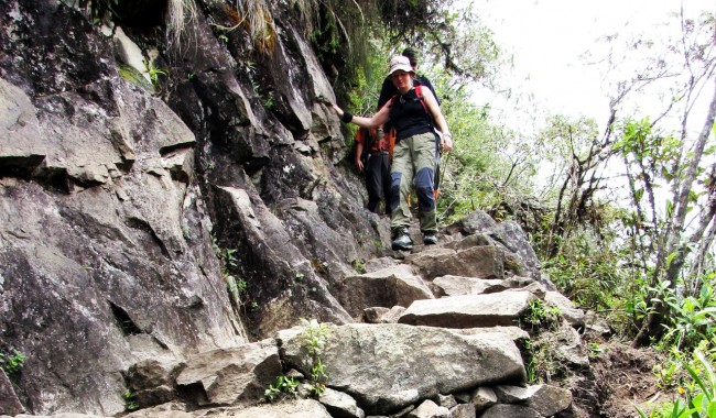 Machu Picchu - caminho até huayna picchu