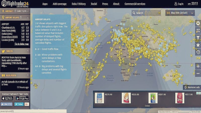flightradar24 radar ao vivo voos do mundo