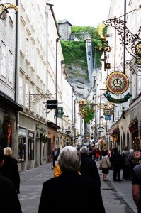 Roteiro de Salzburg - ruas do centro histórico