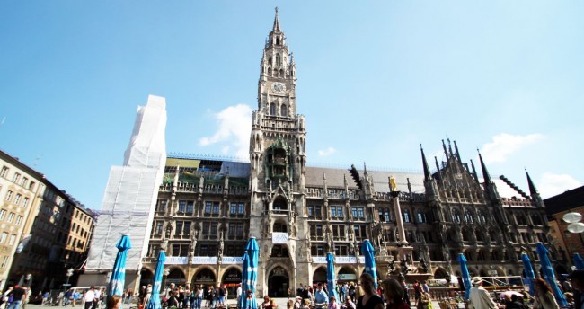 Centro histórico de Munique - Marienplatz