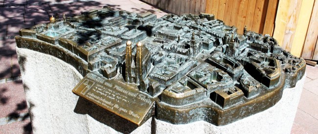 Centro histórico de Munique - Miniatura do centro de Munique