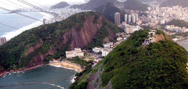 Central do Futebol no Google+: Vista do bondinho do Pão de Açúcar - Rio de Janeiro