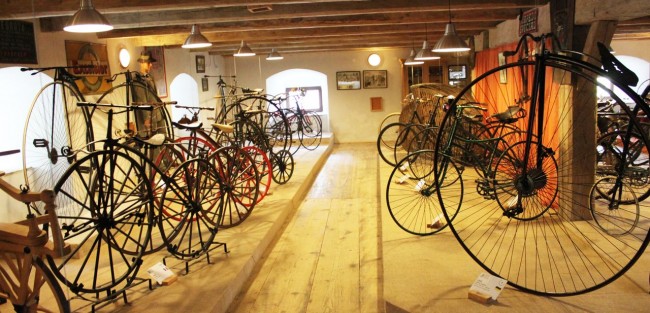Nove Hrady - Museu da bicicleta