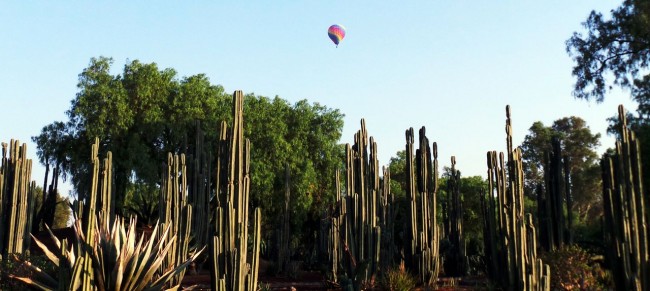 Como ir a Teotihuacán - Balão acima das ruínas