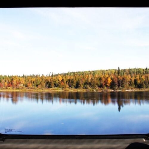 Viajar de trem no Canadá - The Canadian - paisagem dos lagos 5