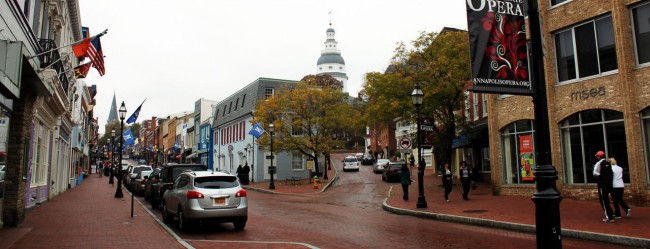 O que fazer em Annapolis - Main Street e State House