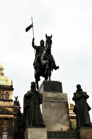 Praça Venceslau de Praga - Estátua do Venceslau 3