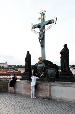 Ponte Carlos em Praga - Escultura 2