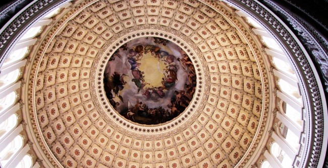 Capitólio de Washington - Pintura da Cúpula