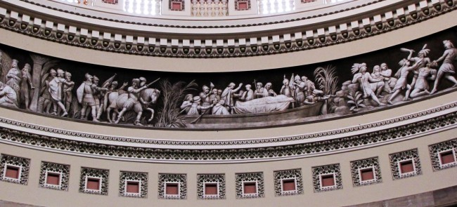 Capitólio de Washington - Pintura da Cúpula 2