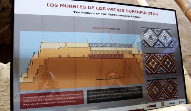 Sítios Arqueológicos de Trujillo - Huaca de la Luna 2 Paredes de diferentes tempos 2
