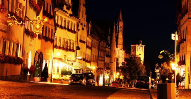 Rothenburg - Noite na cidade