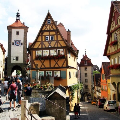 Rothenburg - Plönlein a foto mais famosa da cidade