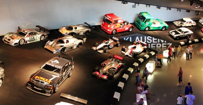 Stuttgart - Museu da Mercedes-Benz Carros de corrida