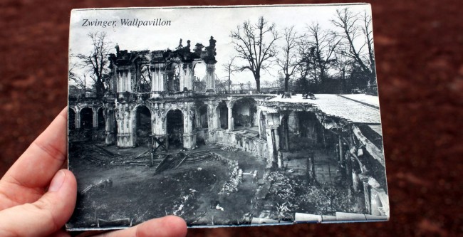 Dicas de viagem a Dresden - Cidade Velha Alstadt Zwinger após bombardeio da 2a guerra