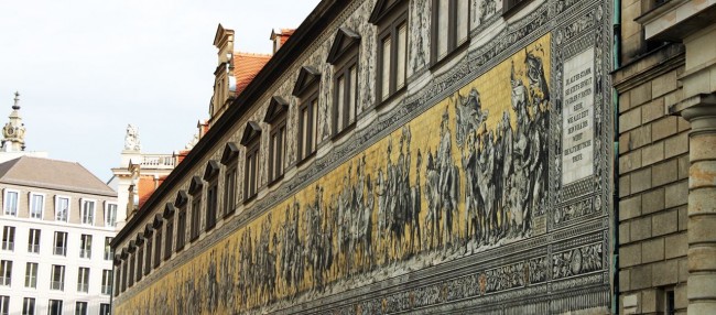 Dicas de viagem a Dresden - Cidade Velha Alstadt Procession of Princes 1