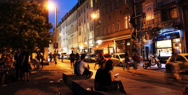 Dicas de viagem a Dresden - Cidade Nova Neustadt de noite