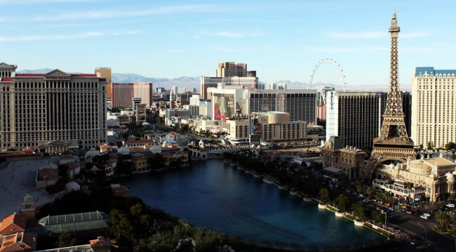 The Cosmopolitan Las Vegas - Vista para as fontes do Bellagio