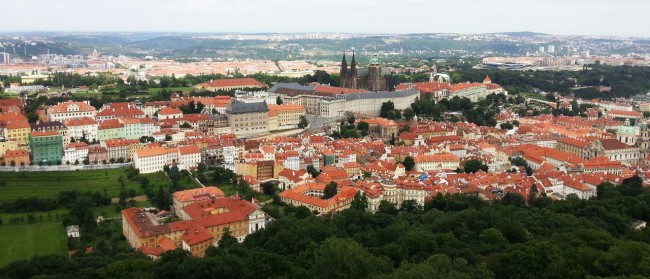 De onde ver Praga do alto - Petrín 2