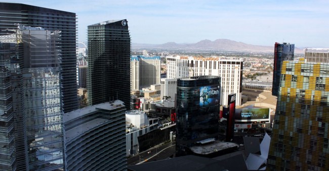 Onde ficar em Las Vegas - Vista do Cosmopolitan Hotel