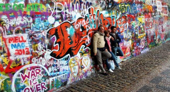 Segway tour em Praga - John Lennon Wall 2