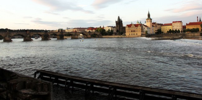 Segway tour em Praga - Vista do rio de Malá Strana 3