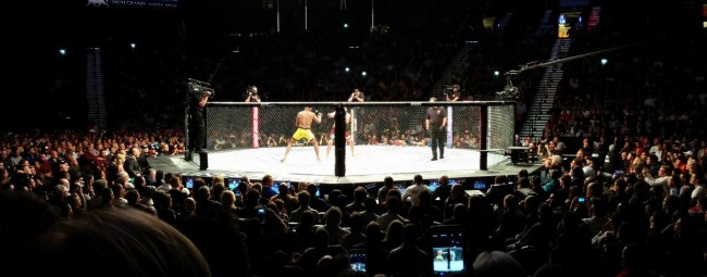 Como é assistir ao UFC em Las Vegas - Anderson Silva vs Nick Diaz 12