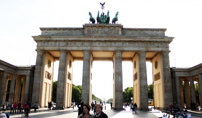 Bus 100 City Tour em Berlim - Portão de Brandenburgo