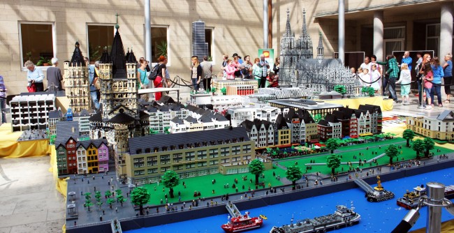Roteiro de 2 dias em Colônia - Maquete de lego da cidade