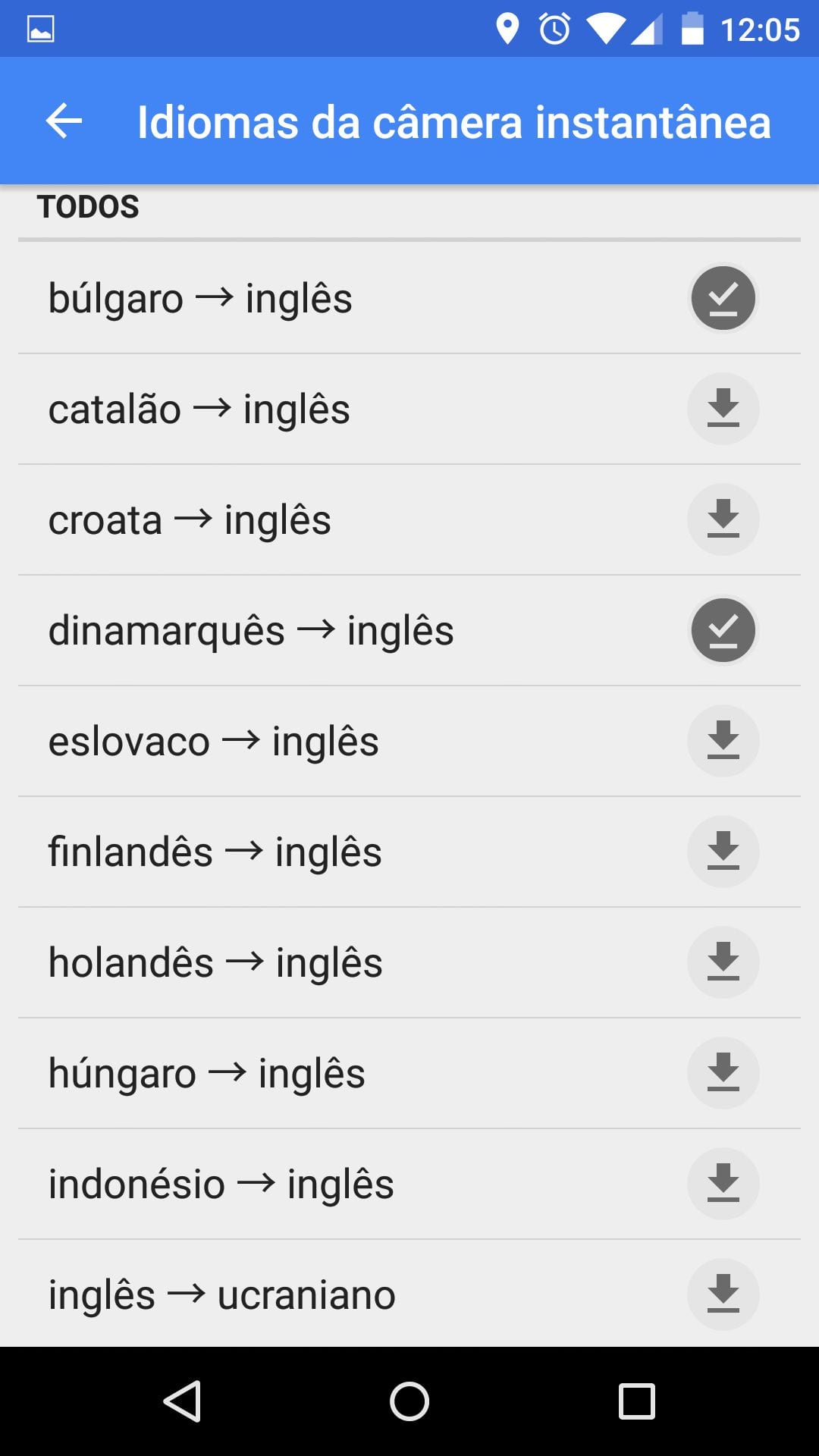 App de tradução instantânea: Google Translator
