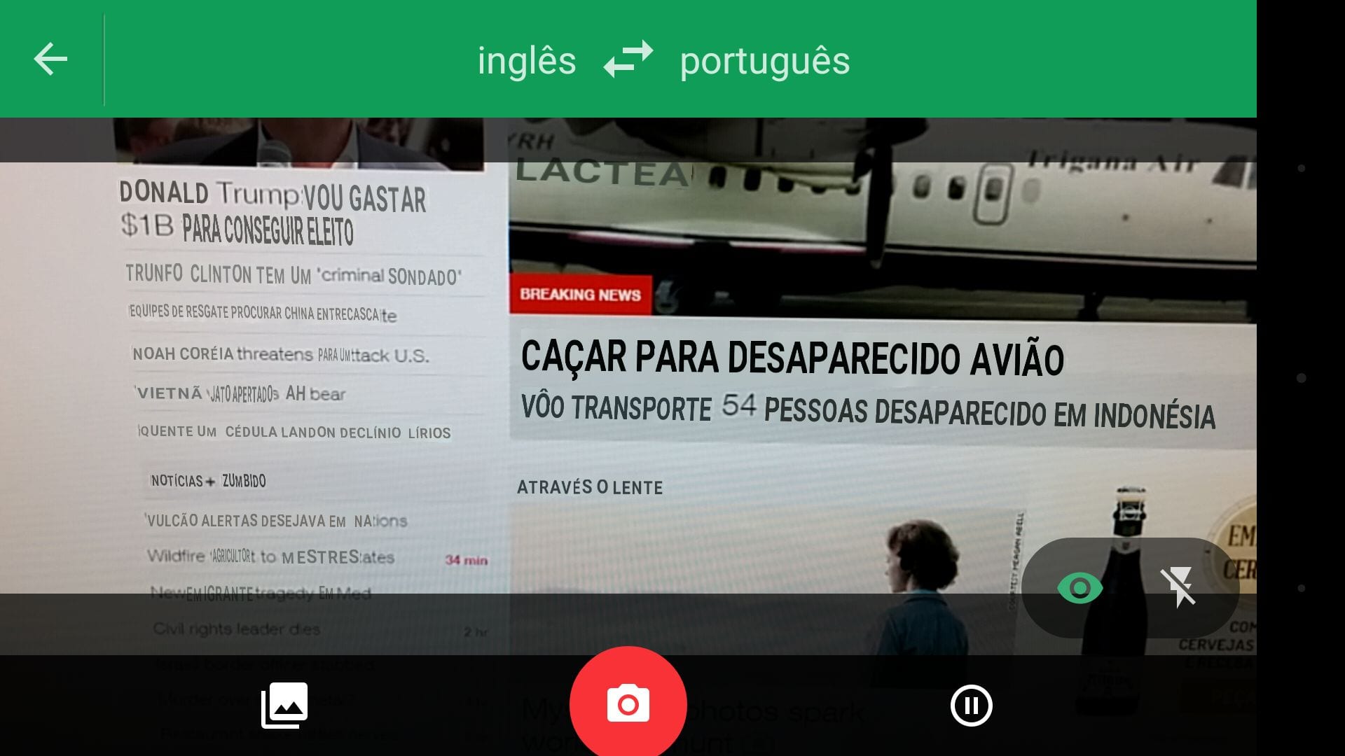 App de tradução instantânea: Google Translator